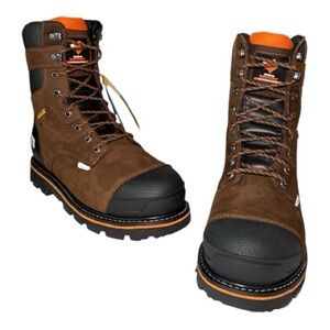 NEW! Herman Survivors Men's Waterproof Steel Toe Work Boots Size 11 Brown